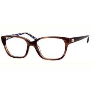 KATE SPADE LINA Eyeglasses color code 0X25 Toffee Black Octagon